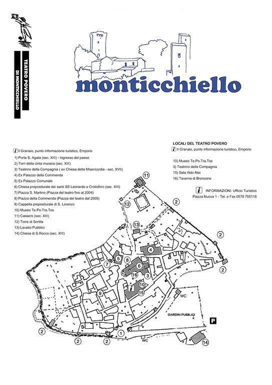 Foresteria Del Teatro Povero Монтичелло Номер фото